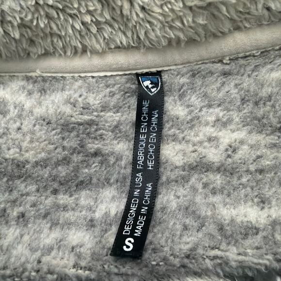 Kuhl Alaska 1/4 Zip Pullover Sweater Womens Size Small Gray Heathered - Picture 4 of 11